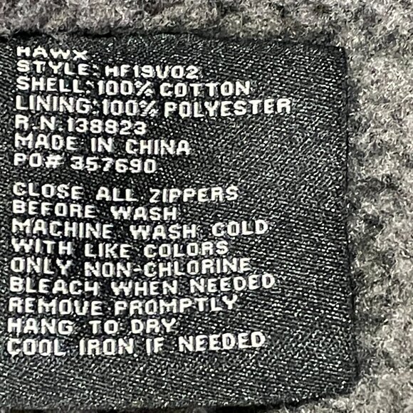 HAWX Men's Khaki Canvas Faux Sherpa Lined Work Vest, Light Brown/Tan - 2XL - Picture 16 of 16